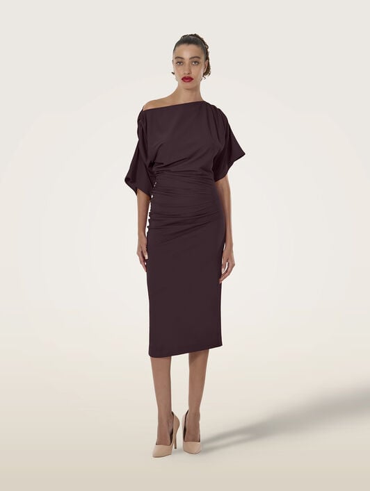 FLUID DRAPE DRESS