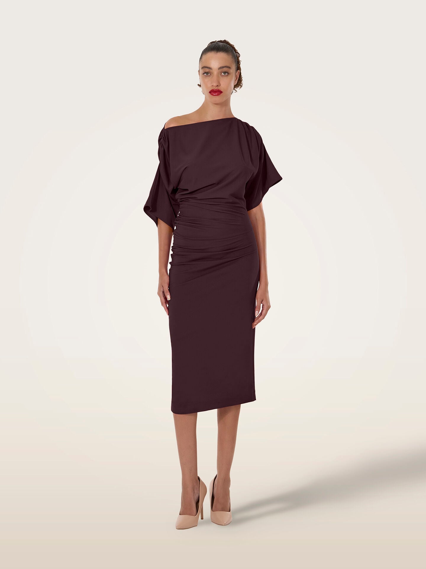 FLUID DRAPE DRESS