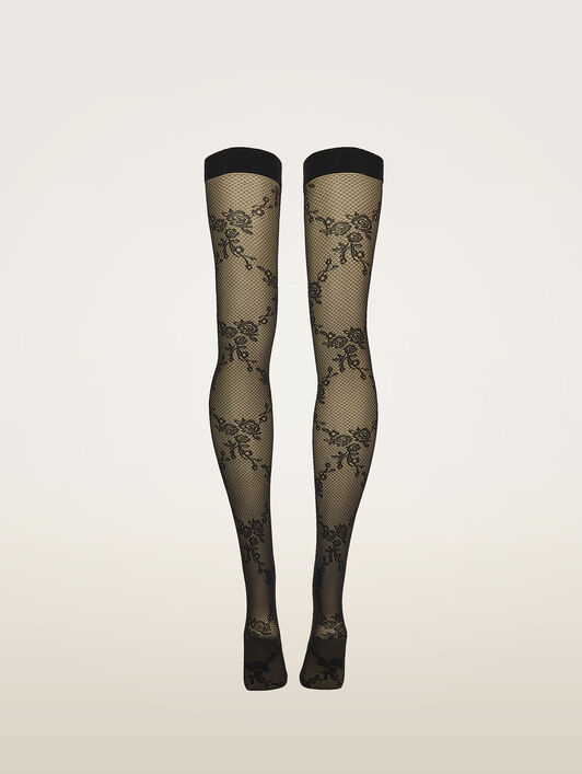 FLORAL LACE STAY-UP FLORAL LACE STAY-UP