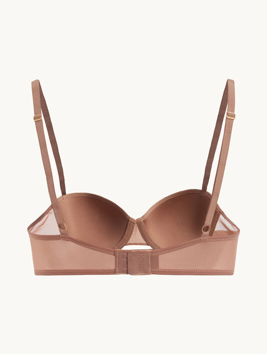 SHEER OPAQUE BANDEAU BRA SHEER OPAQUE BANDEAU BRA