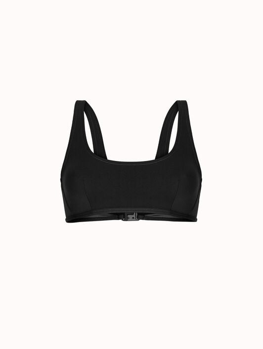 SHEER & OPAQUE SWIM TOP
