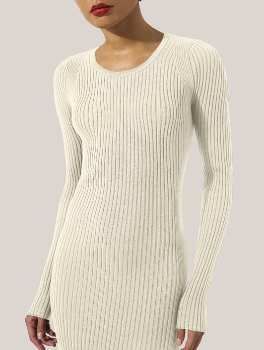 FINE MERINO RIB DRESS FINE MERINO RIB DRESS