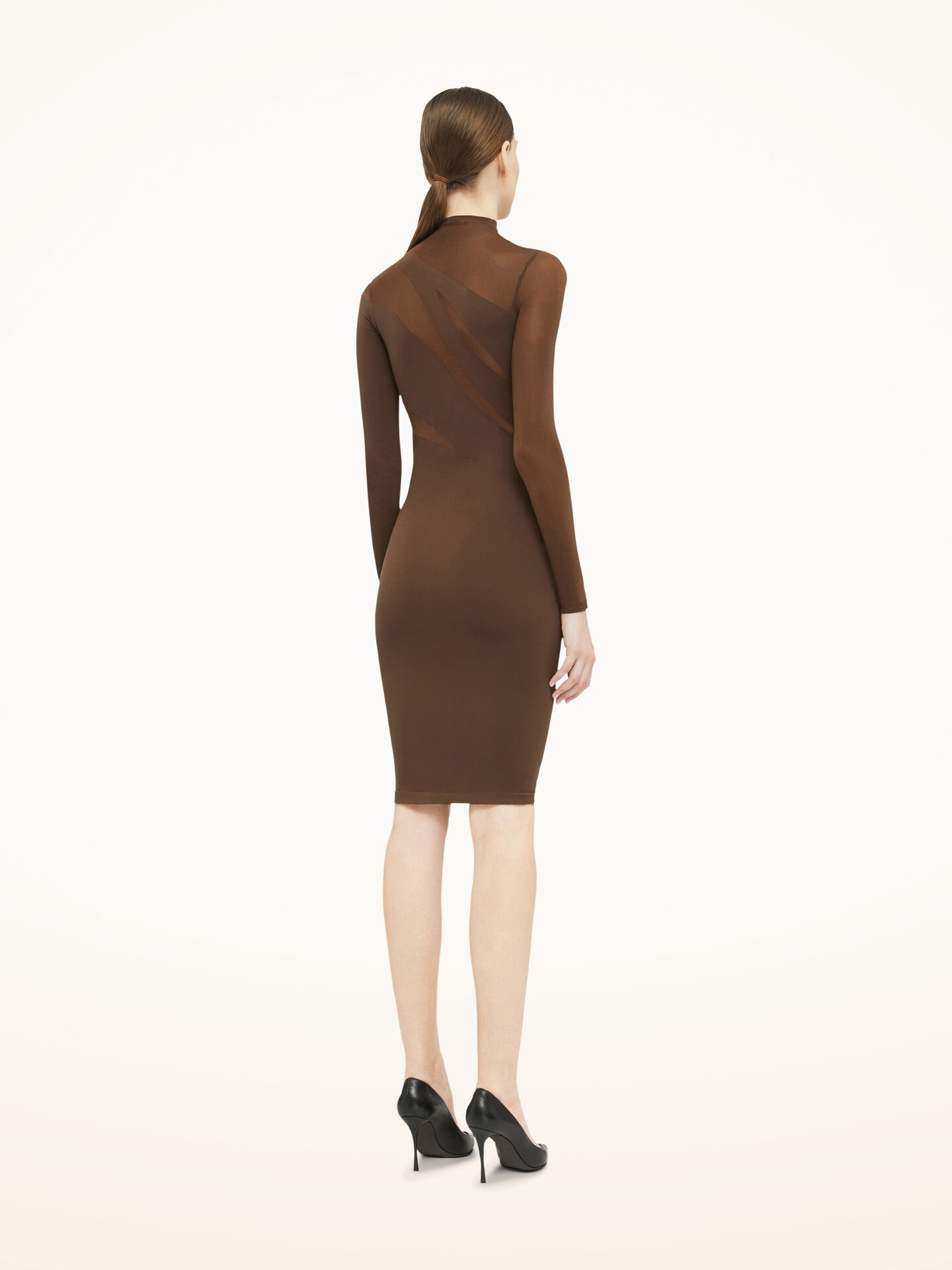 SHEER OPAQUE DRESS SHEER OPAQUE DRESS