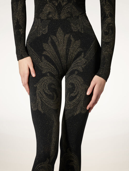 METALLIC JACQUARD TIGHTS METALLIC JACQUARD TIGHTS