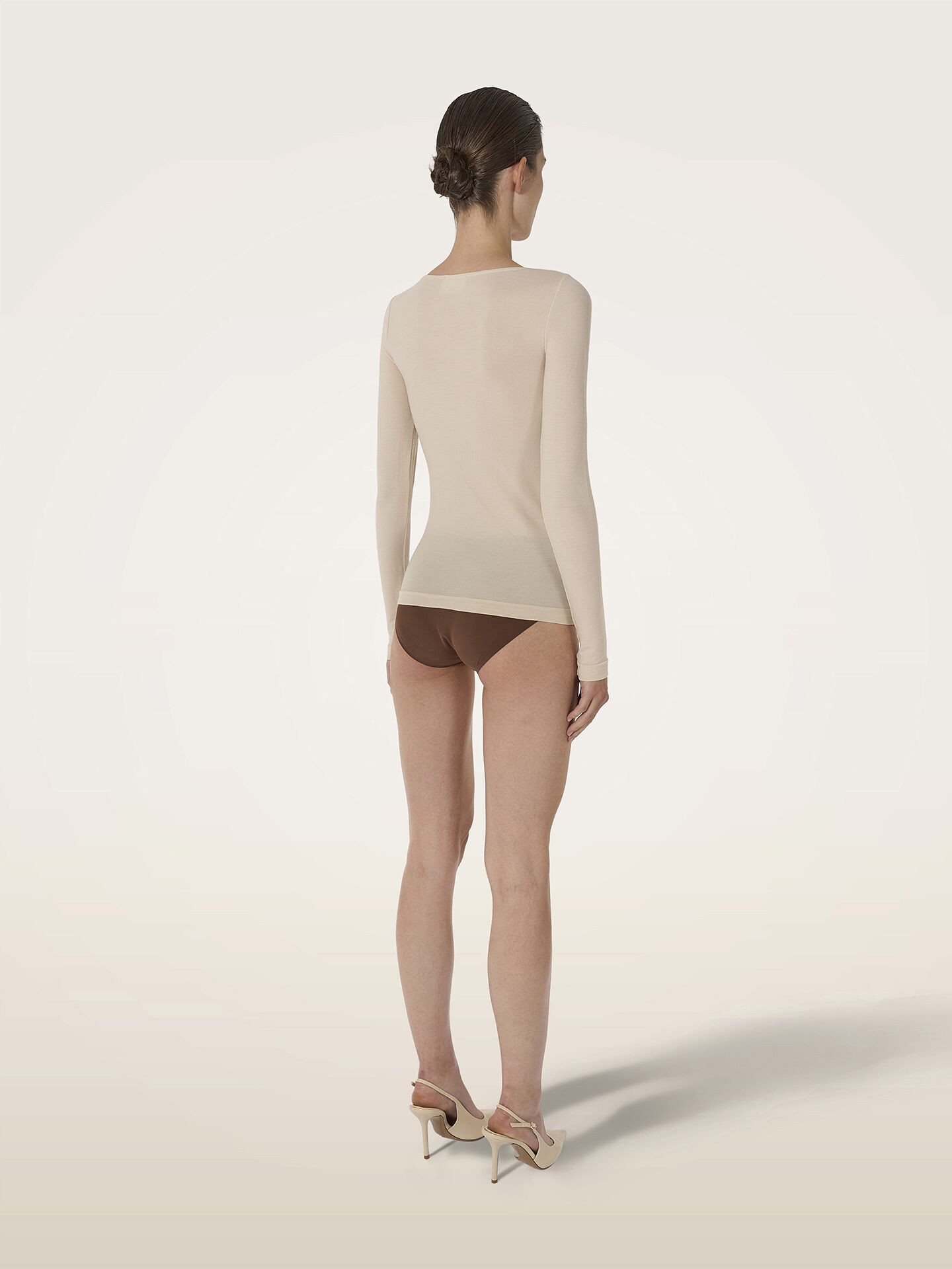 PURE WOOL TOP LONG SLEEVES