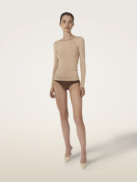 PURE WOOL TOP LONG SLEEVES