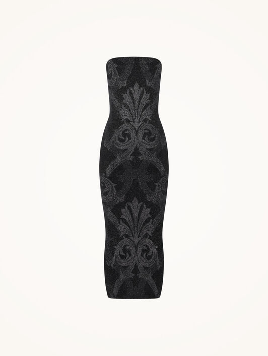 METALLIC JACQUARD DRESS METALLIC JACQUARD DRESS