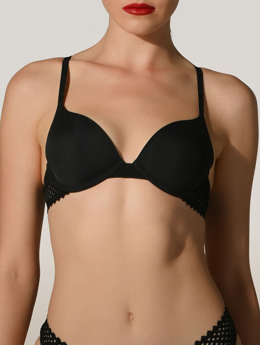 ROMANTIC NET PUSH-UP BRA