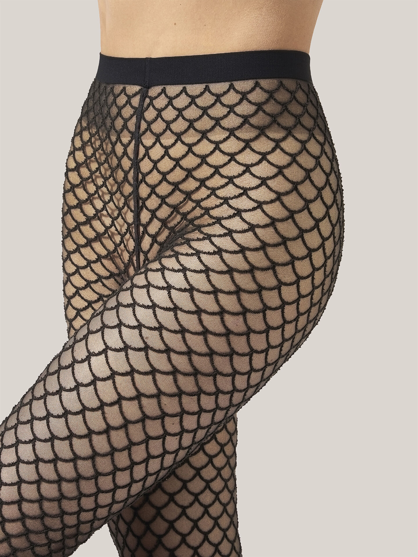 VELVET NET ILLUSION TIGHTS