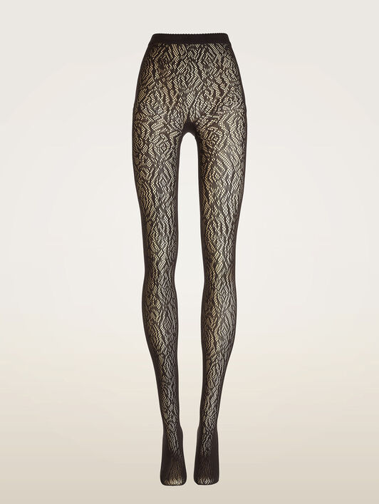 ROSE LACE EFFECT TIGHTS