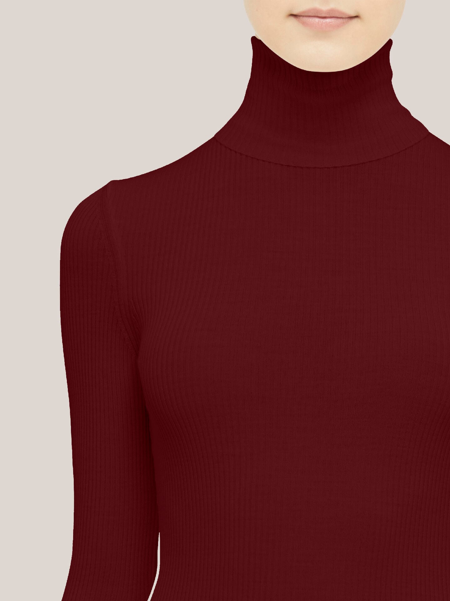 MERINO FINE RIB TOP LONG SLEEV MERINO FINE RIB TOP LONG SLEEV