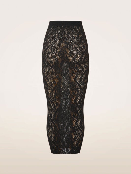 INFINITE ROSE NET SKIRT