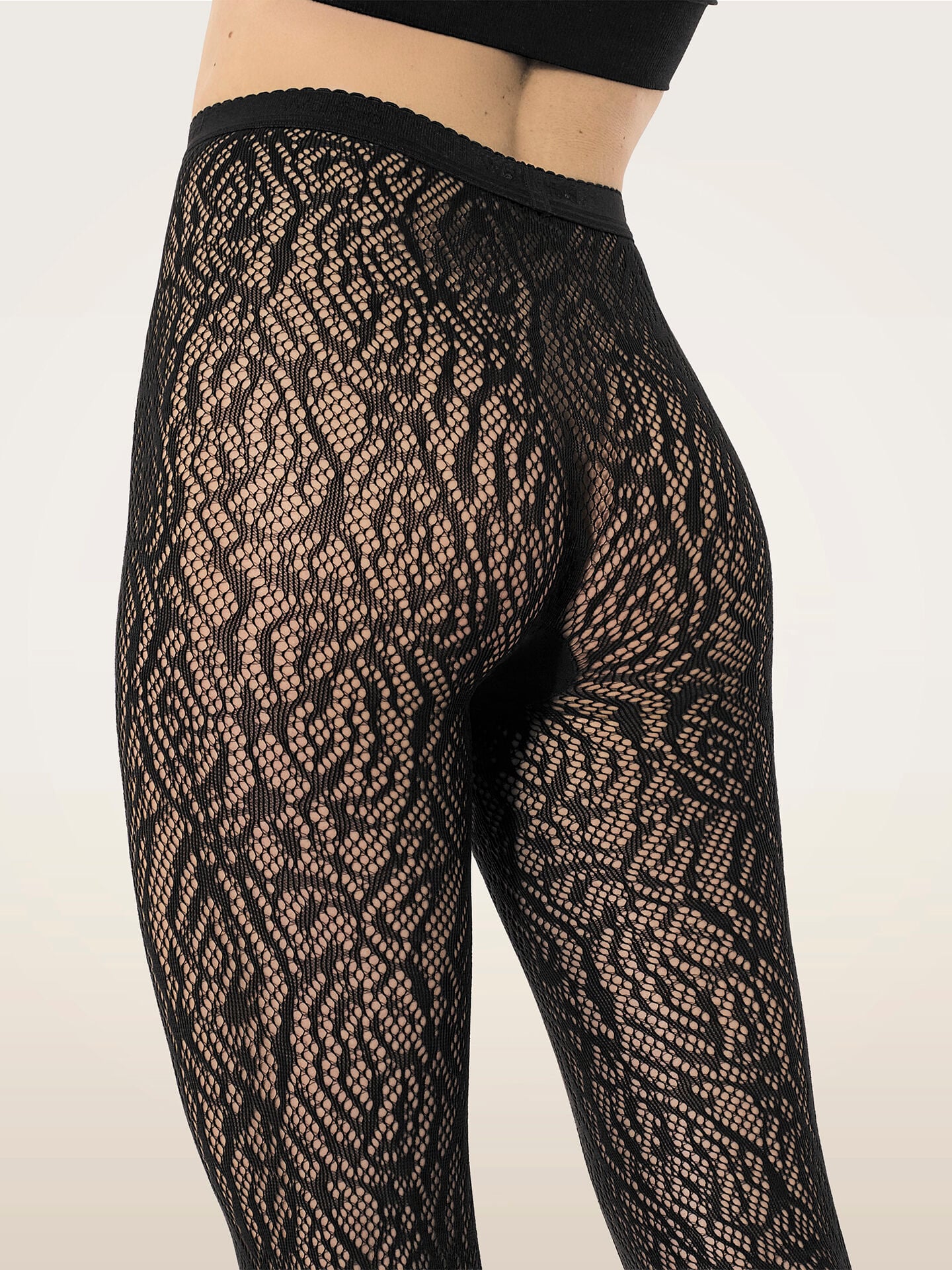 ROSE LACE EFFECT TIGHTS ROSE LACE EFFECT TIGHTS