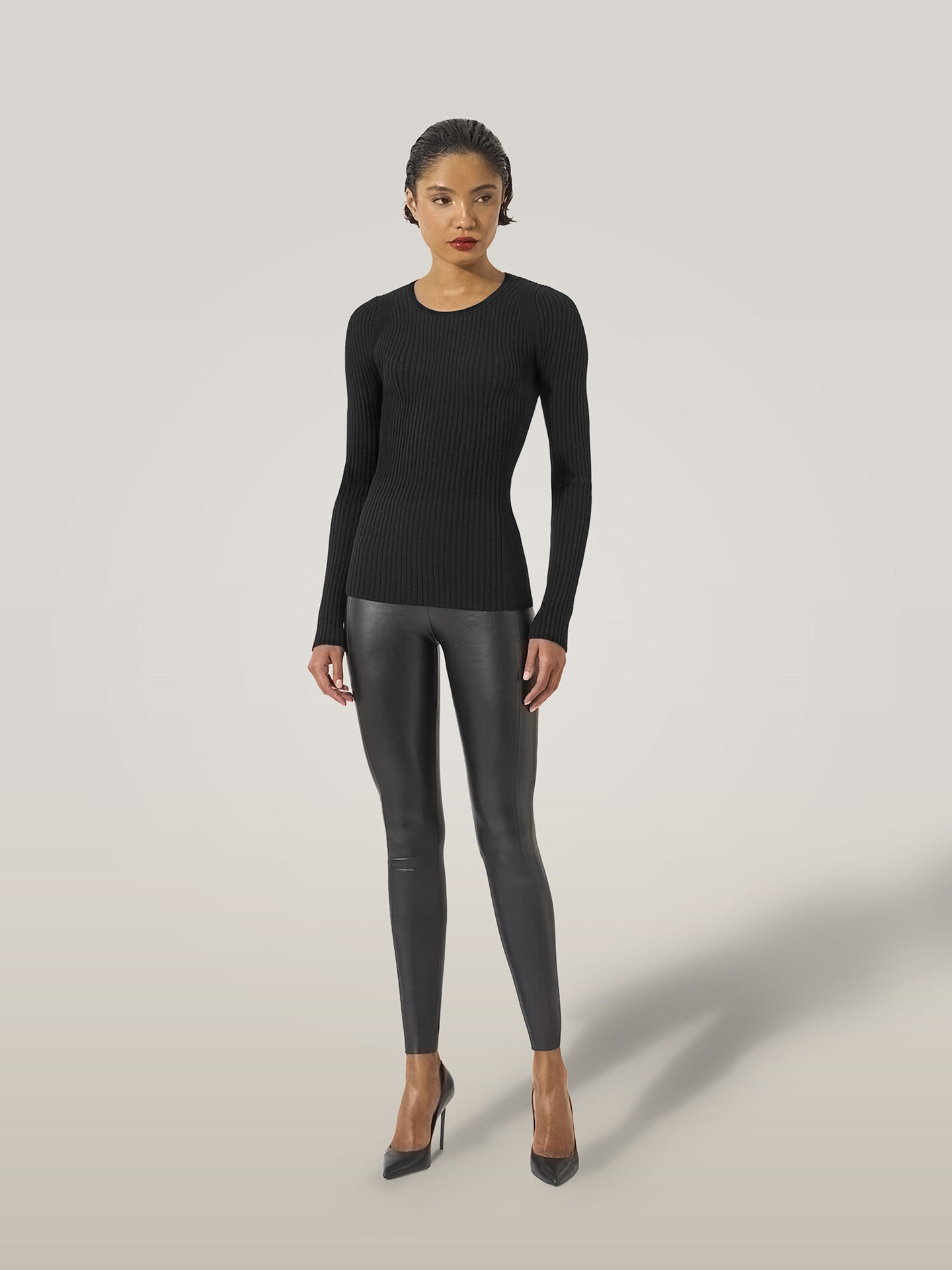 FINE MERINO RIB TOP L. SLEEVES FINE MERINO RIB TOP L. SLEEVES