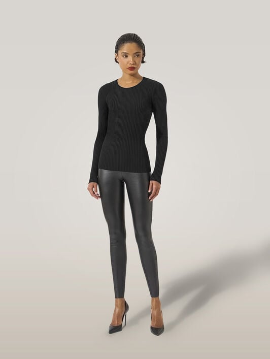 FINE MERINO RIB TOP L. SLEEVES FINE MERINO RIB TOP L. SLEEVES