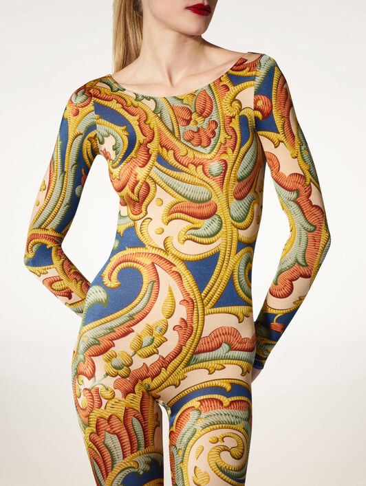 PAISLEY BAROQUE CATSUIT PAISLEY BAROQUE CATSUIT