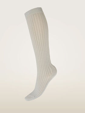 SHIMMER RIB KNEE-HIGHS