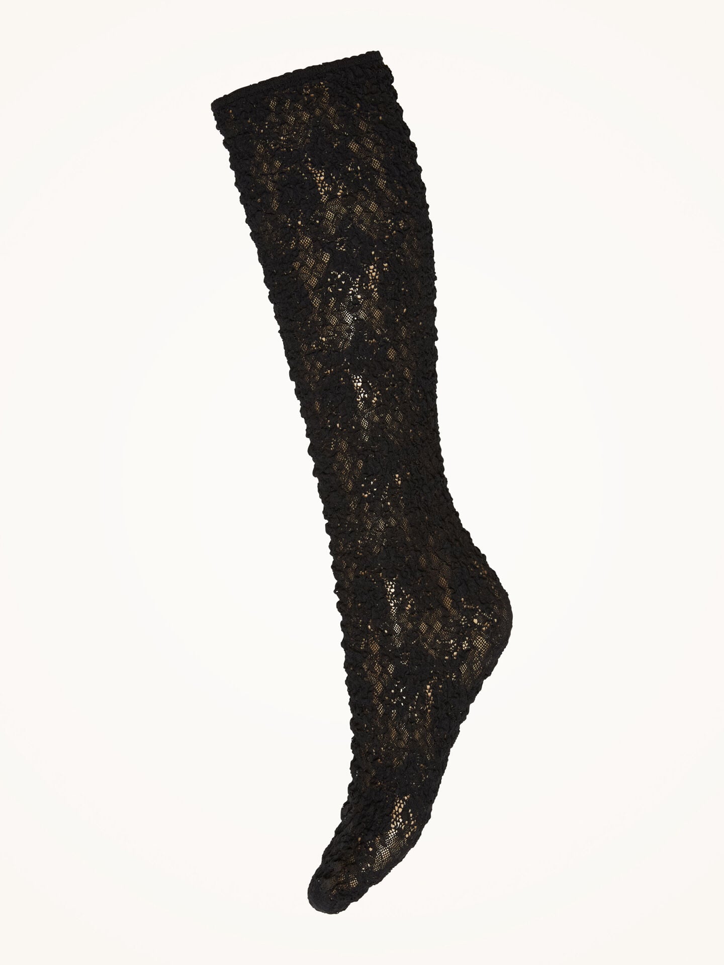 STRUCTURED LACE KNEE-HIGHS STRUCTURED LACE KNEE-HIGHS