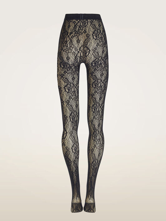 INFINITE ROSE NET TIGHTS