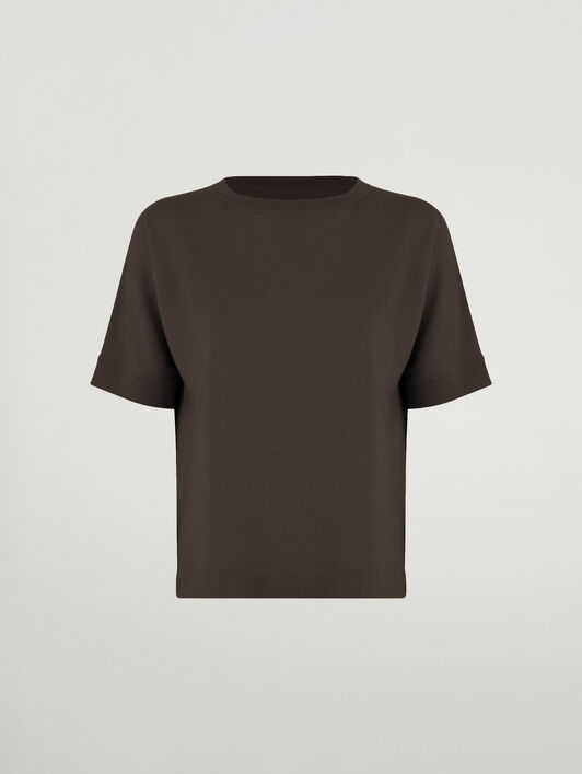 MERINO BLEND TOP SHORT SLEEVES MERINO BLEND TOP SHORT SLEEVES