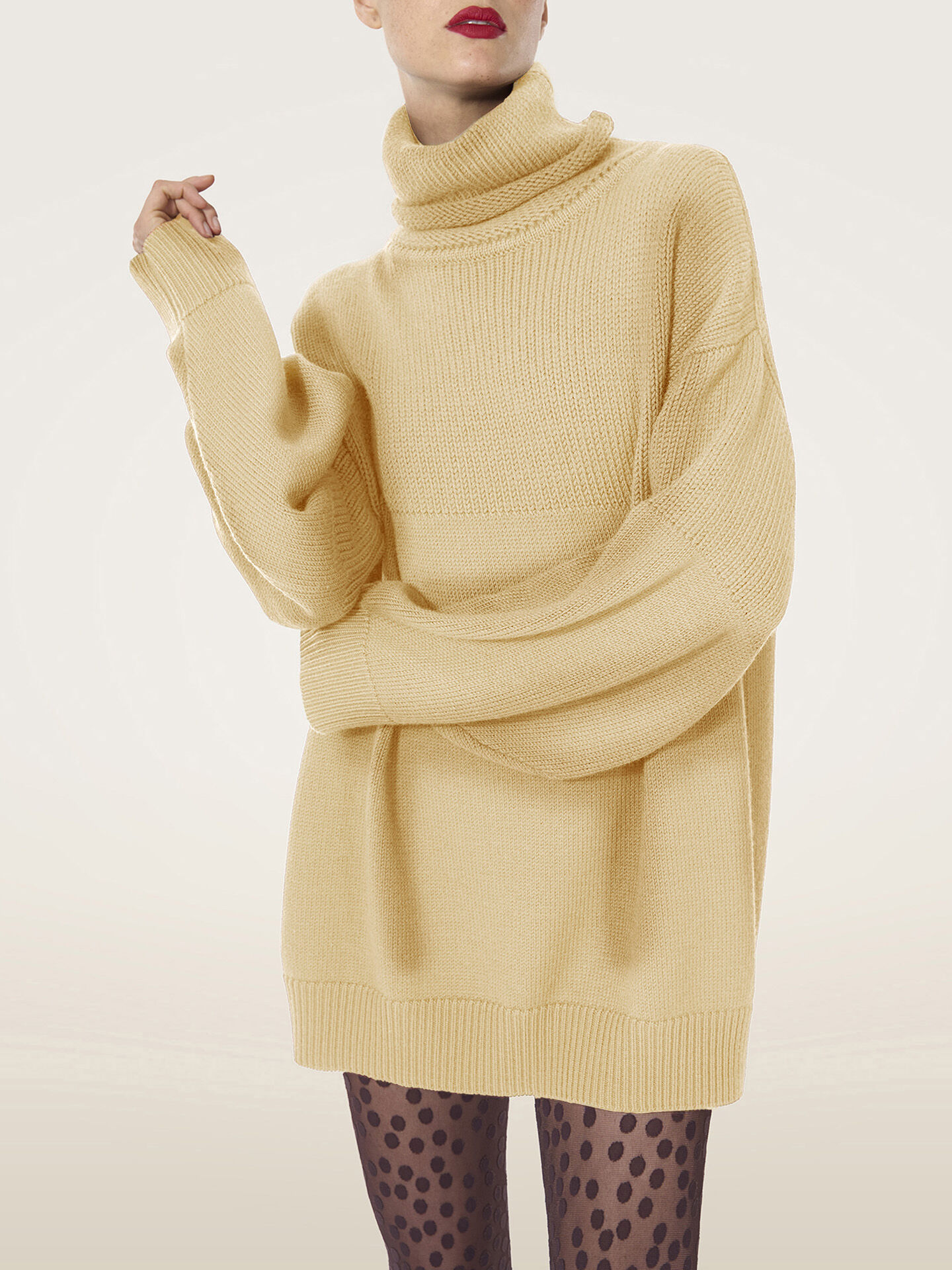 LUXE MERINO LOOSE TOP LONG SLEEVES LUXE MERINO LOOSE TOP LONG SLEEVES