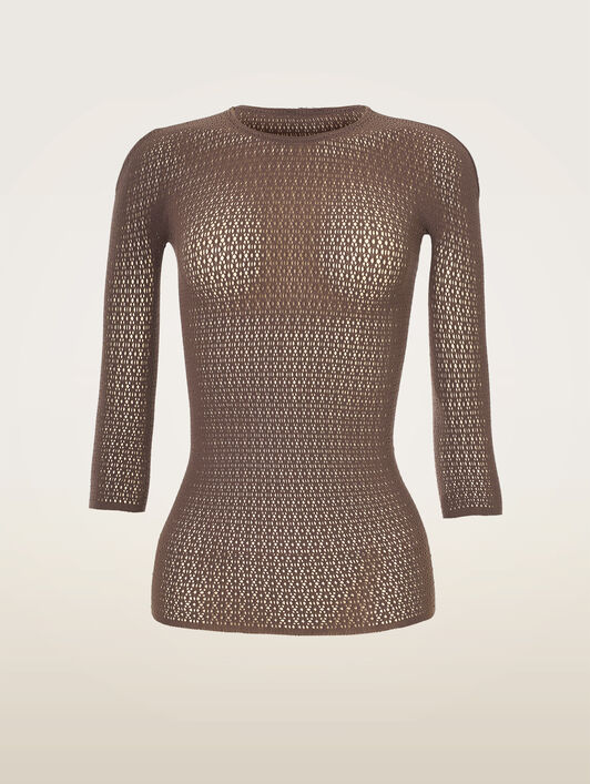DAISY NET TOP LONG SLEEVES