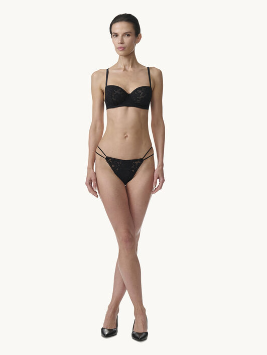 BOLD LACE BANDEAU BRA BOLD LACE BANDEAU BRA