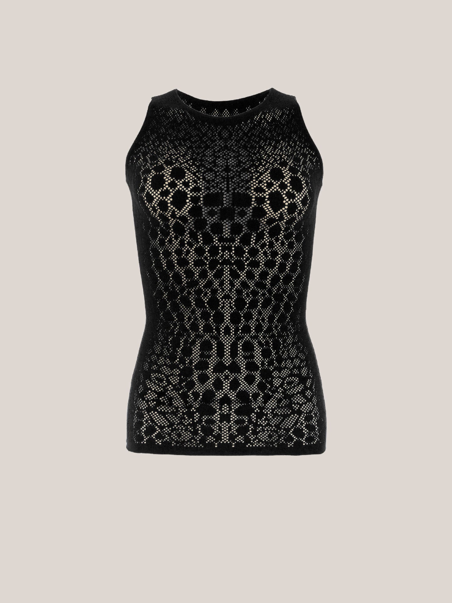 REPTILE NET TOP SLEEVELESS