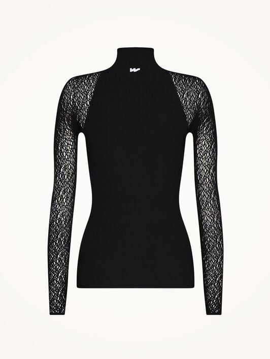 W NET TOP LONG SLEEVES W NET TOP LONG SLEEVES
