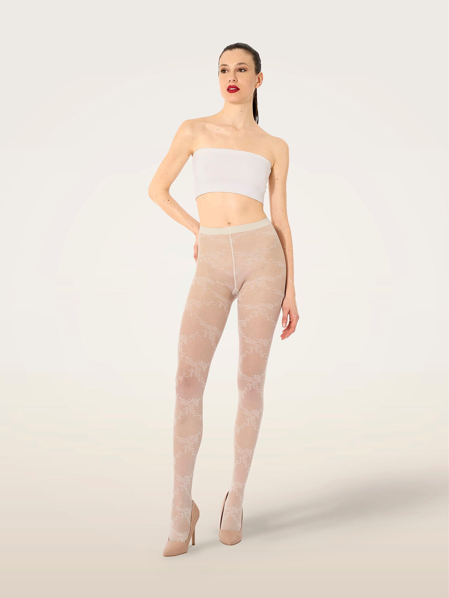 FLORAL LACE TIGHTS FLORAL LACE TIGHTS