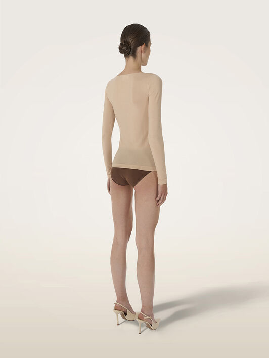 PURE WOOL TOP LONG SLEEVES