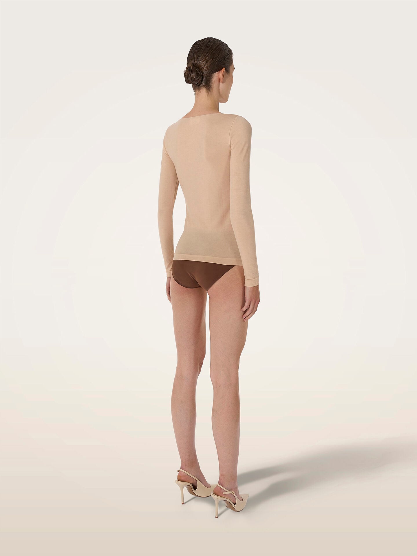PURE WOOL TOP LONG SLEEVES