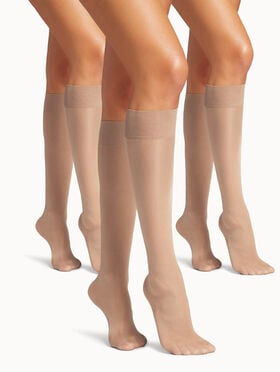 SATIN TOUCH 20 KNEE-HIGHS SET (3 UNITS)