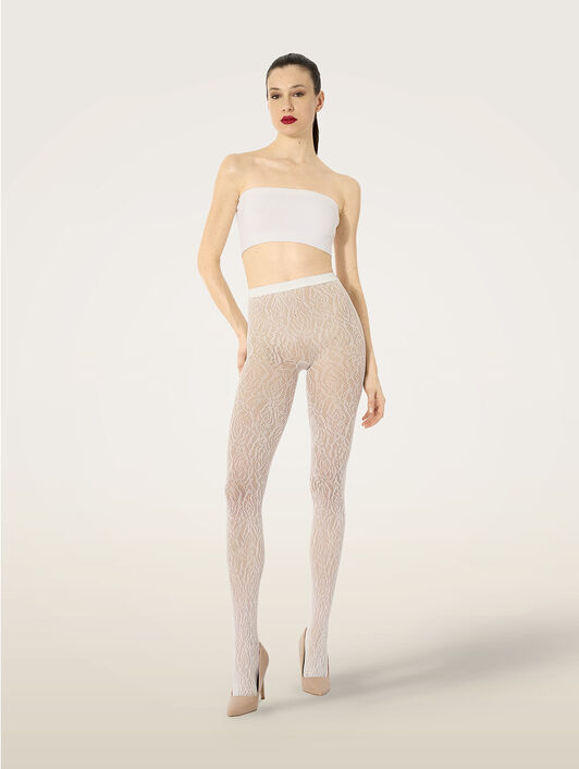 ROSE LACE EFFECT TIGHTS