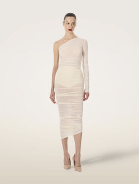 SHEER DRAPE SKIRT