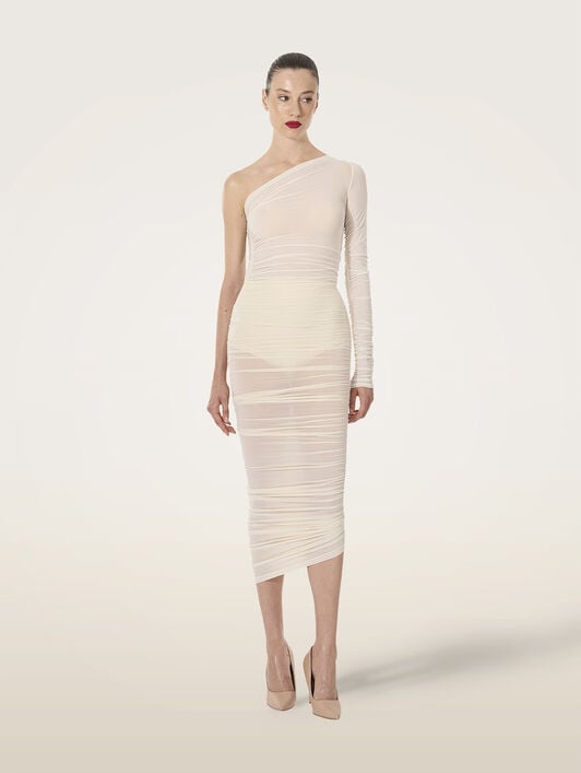 SHEER DRAPE SKIRT SHEER DRAPE SKIRT