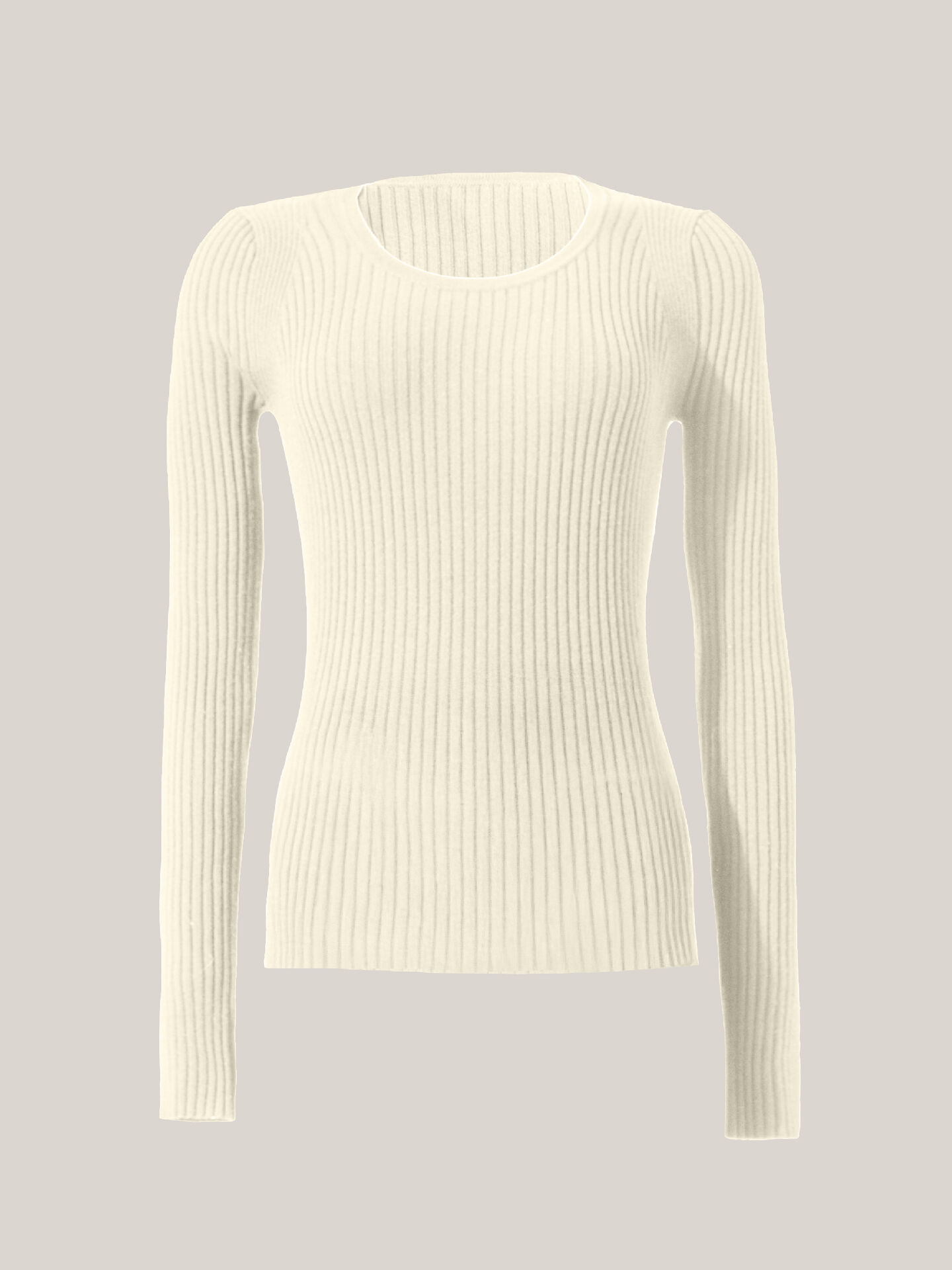FINE MERINO RIB TOP L. SLEEVES FINE MERINO RIB TOP L. SLEEVES