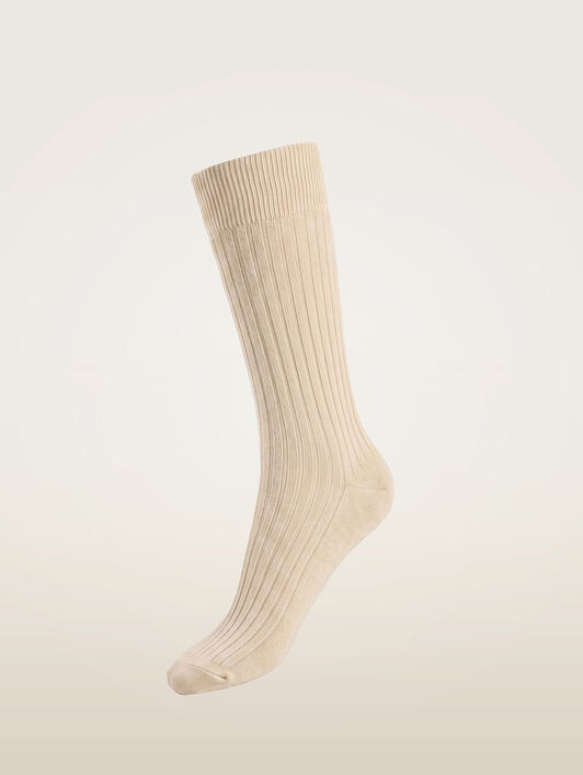 Ribbed Cashmere Blend Socks Ribbed Cashmere Blend Socks