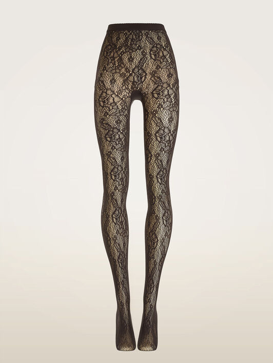 INFINITE ROSE NET TIGHTS