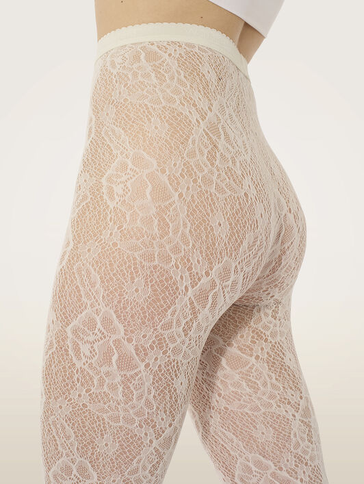 INFINITE ROSE NET TIGHTS