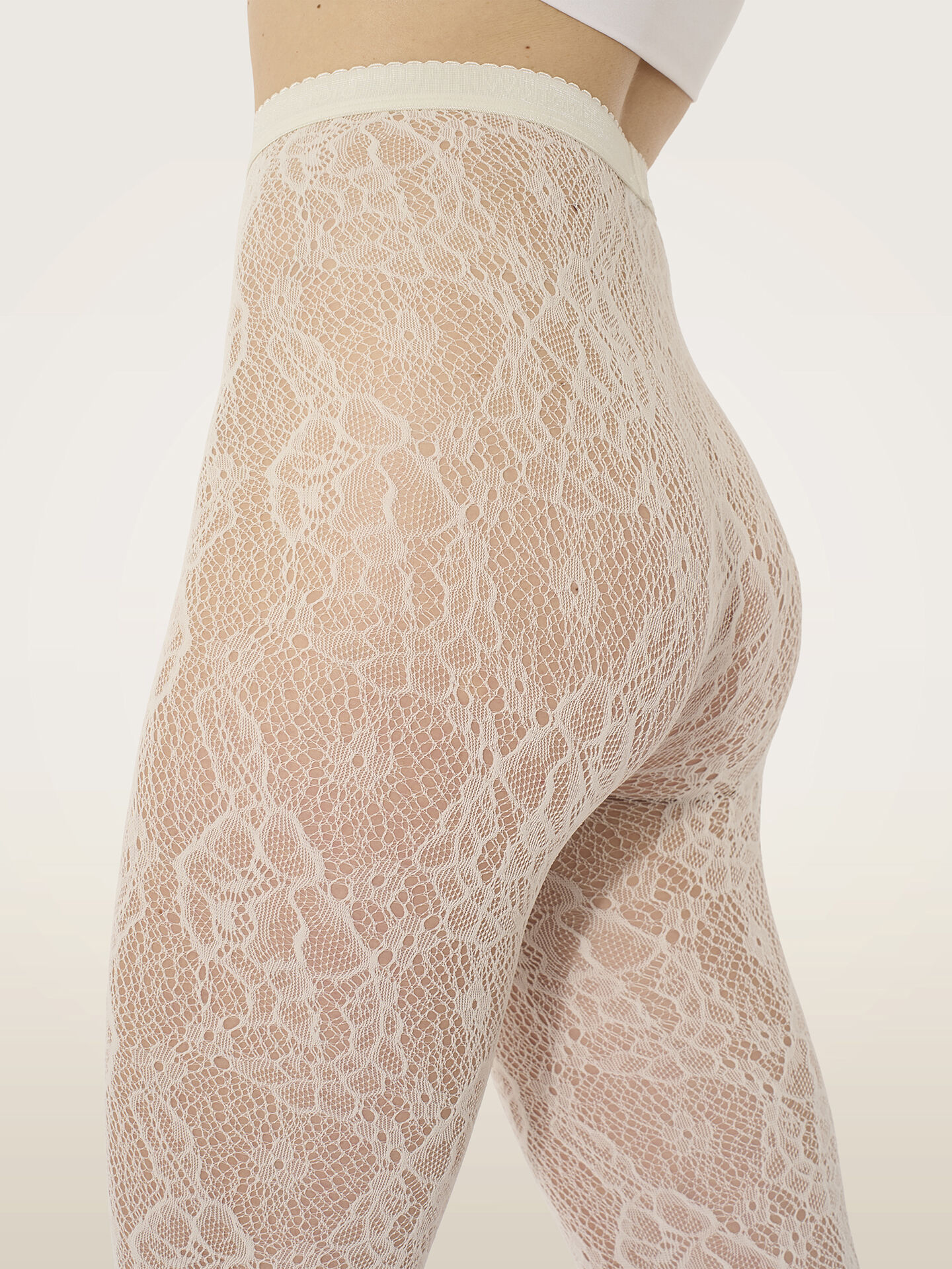 INFINITE ROSE NET TIGHTS