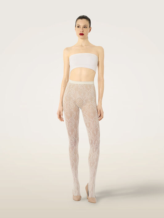 INFINITE ROSE NET TIGHTS