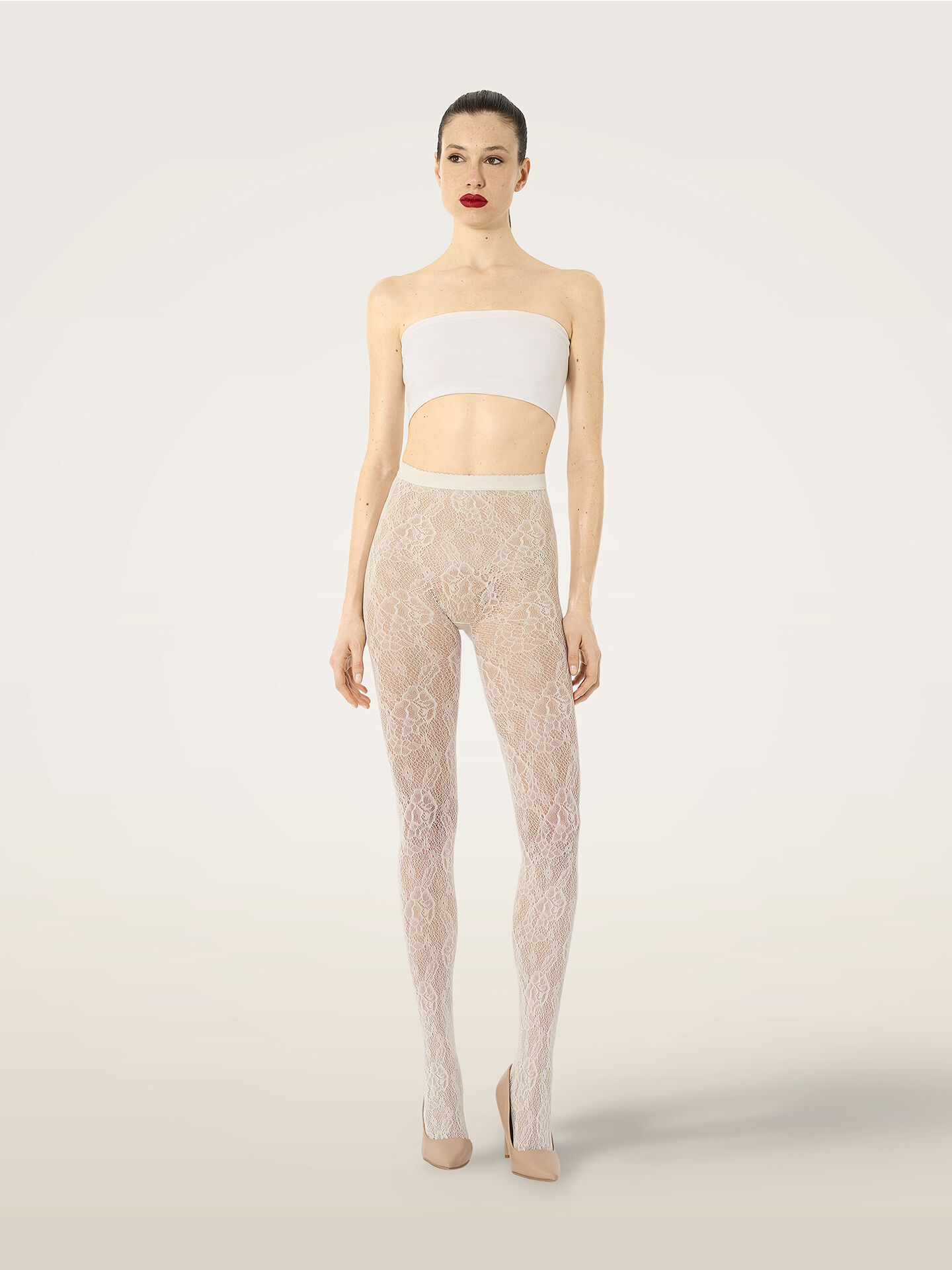 INFINITE ROSE NET TIGHTS