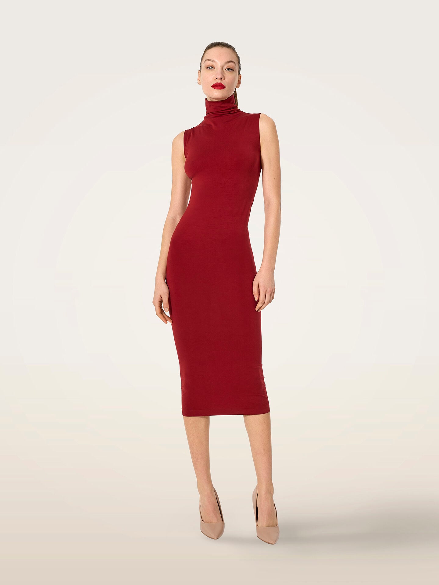 SEAMLESS WOOL DRESS