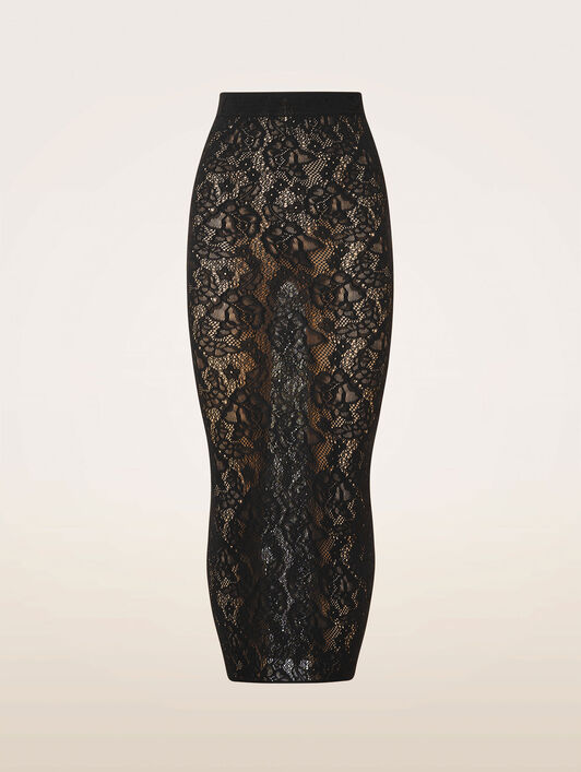 INFINITE ROSE NET SKIRT