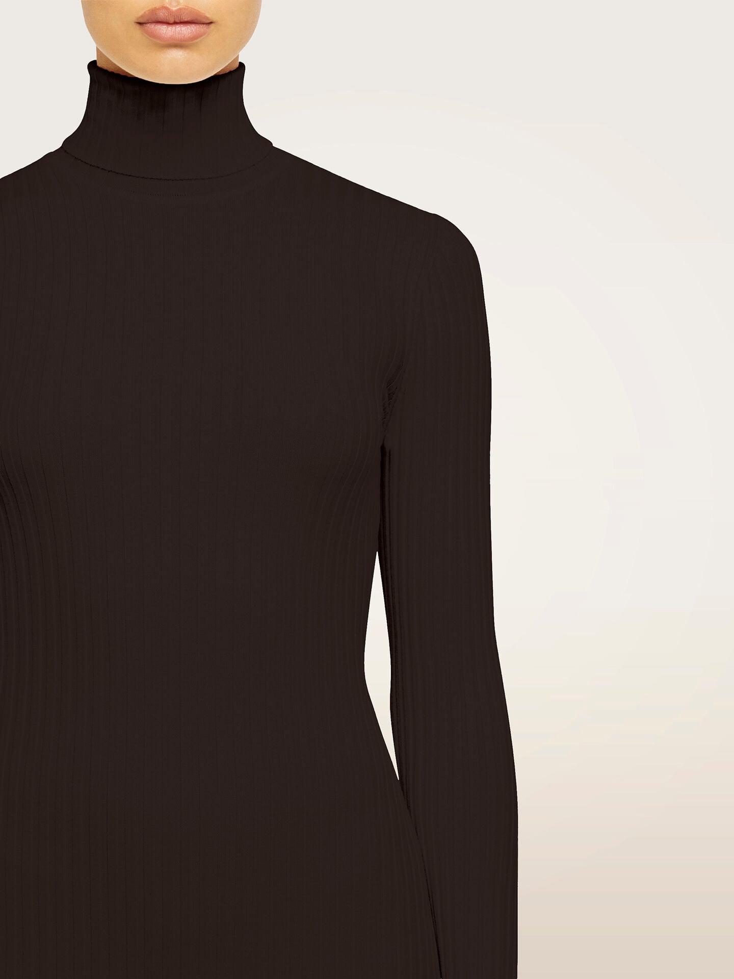 MERINO RIB DRESS