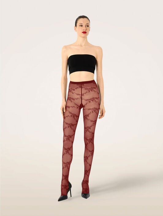 FLORAL LACE TIGHTS
