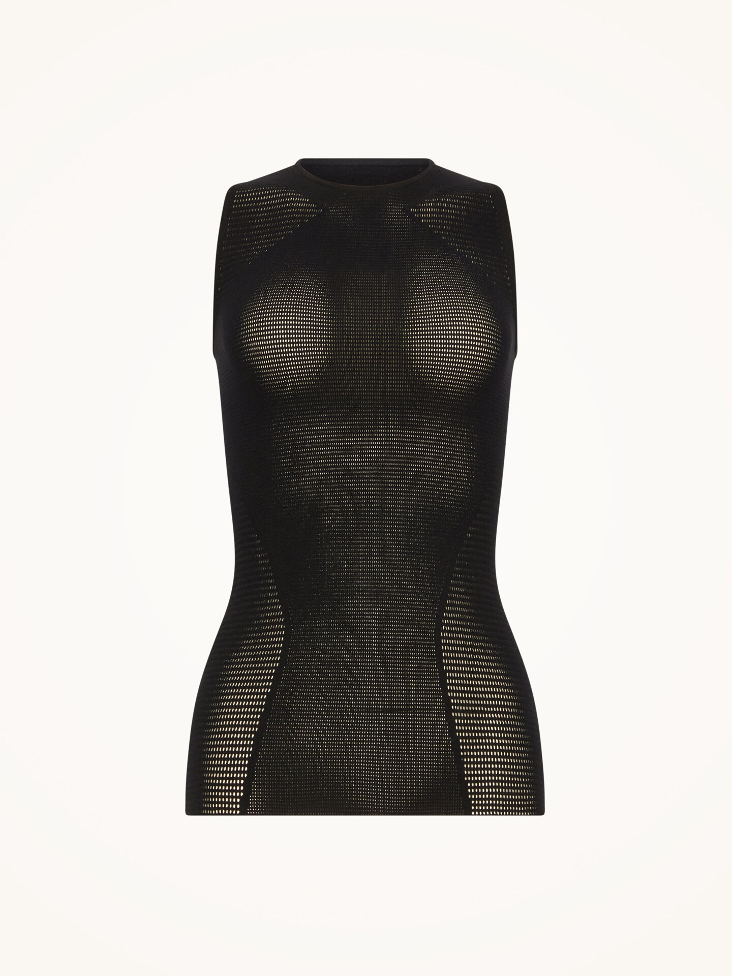 GRID NET TOP SLEEVELESS GRID NET TOP SLEEVELESS