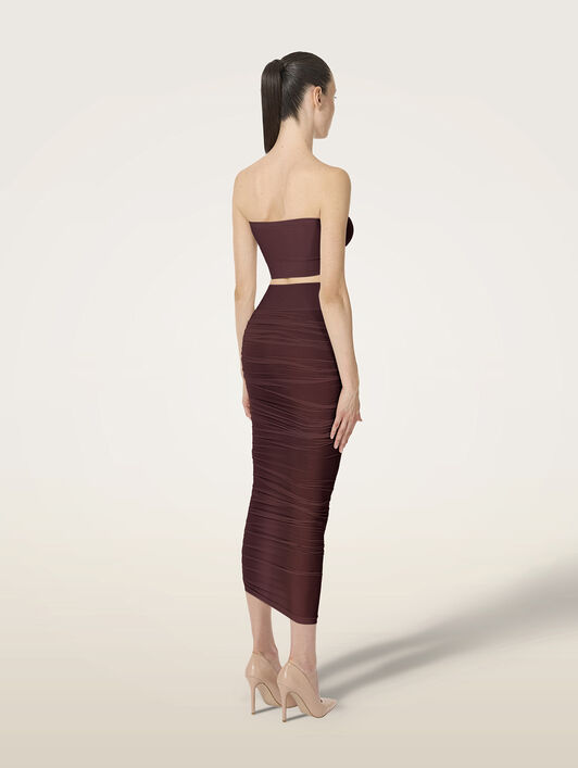 SHEER DRAPE SKIRT SHEER DRAPE SKIRT