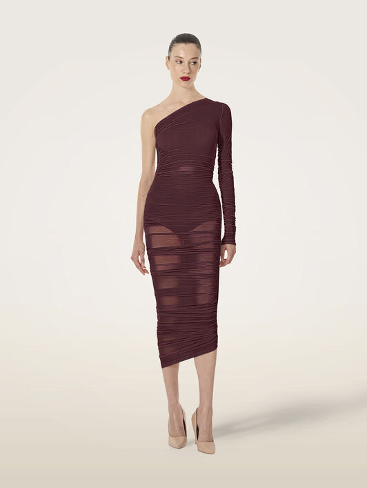 SHEER DRAPE SKIRT SHEER DRAPE SKIRT